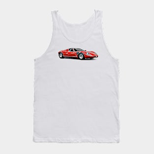 Alfa Romeo 33 Cartoon Tank Top